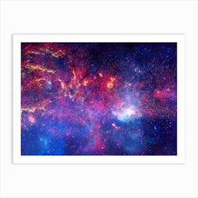 The Centre Of The Milky Way From Hubble, Nasa Art Print