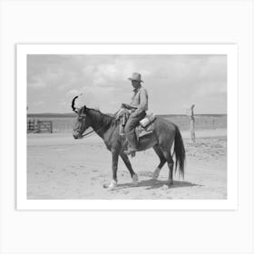 Untitled Photo, Possibly Related To Cowboy With Spanish Cowpony, Pie Town, New Mexico By Russell Lee 1 Art Print