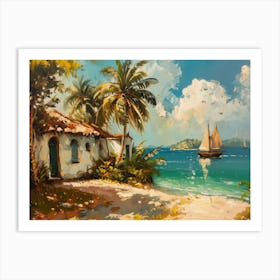 House On The Beach 18 Art Print