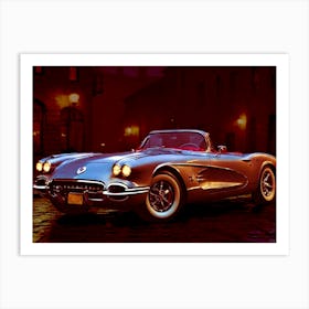 59 Corvette Art Print