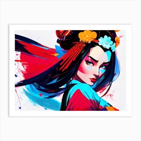 Geisha 113 Art Print