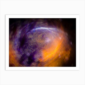 Abstract Background Blur Color Spin Pattern Art Print