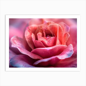 Pink Rose Art Print