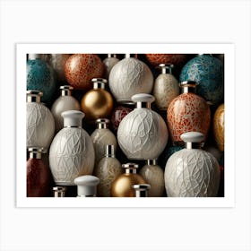 Collection Of Perfume Bottles Art Print