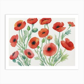 Poppies 1 Art Print