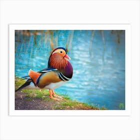 Mandarin Duck 20230108970rt1pub Art Print