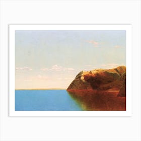 Vintage Painting View Of The Lake Art Print