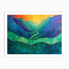 Green Valley Art Print