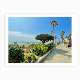 Manhattan Beach Broadwalk Art Print