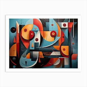 Abstract Painting By Pablo Picasso Art Print