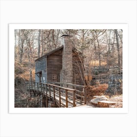 Water Mill Cabin Art Print