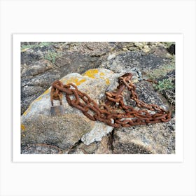 Rusty Chain Art Print