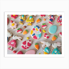 Easter Cookies 9 Art Print