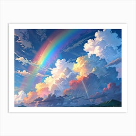 Rainbow In The Sky 12 Art Print