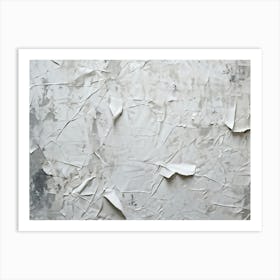 Abstract Vintage Wallpaper Texture Featuring A Closeup Of Crumpled Retro Paper Sheets Interwoven Wi 2 1 Art Print