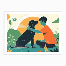 Dog Portrait Art Print