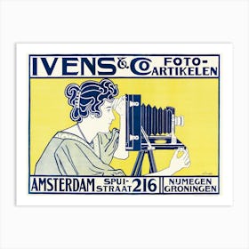 Ivens & Co. Photo articles (1899), Johann Georg van Caspel Art Print