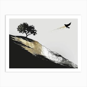 Bird On A Tree Art Print