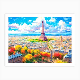 Paris In Autumn Art Print