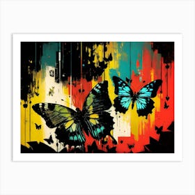 Butterfly Painting 213 Art Print