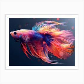 Siamese Catfish 4 Art Print