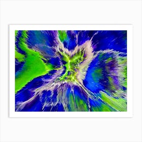 Acrylic Extruded Painting 370 Art Print