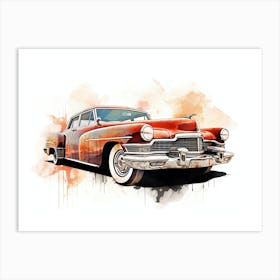 Vintage Car 1 Art Print