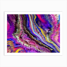 Acrylic Extruded Painting 254 Art Print