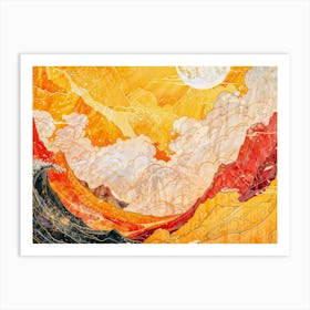 Sunrise In The Sky Art Print