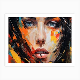 Abstract Of A Woman 4 Art Print