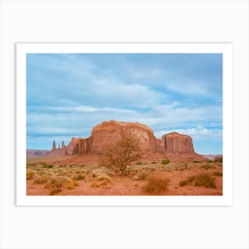 Monument Valley IX on Film Art Print