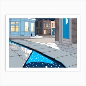 Gutter &stars 3 vector art Art Print