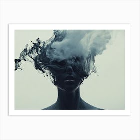 Smoke 6 Art Print