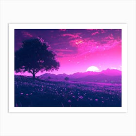 Purple Sky Art Print