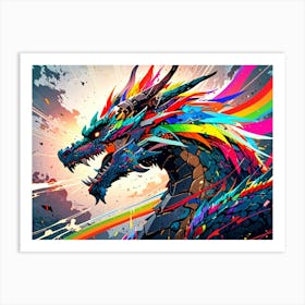 Dragon Painting 4 Art Print