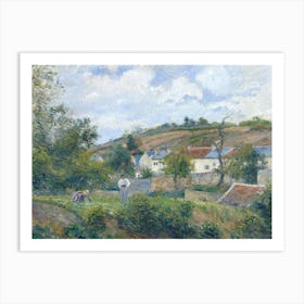 A Corner Of The Hermitage, Pontoise (1878), Camille Pissarro Art Print