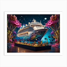 Cruise Ship Art Print