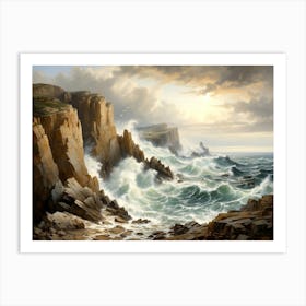 Stormy Seas 7 Art Print