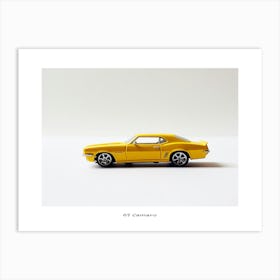 Toy Car 67 Camaro Yellow Poster Art Print