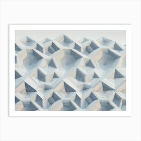 3d Pattern 1 Art Print