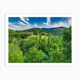 Green Valley With Trees 20230816095782rt1pub Art Print