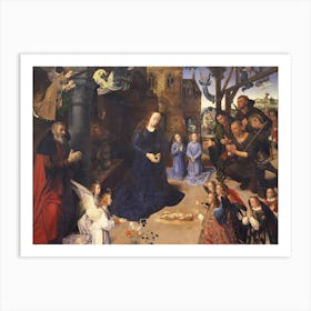 Sandro Botticelli Adoration Of The Virgin Art Print