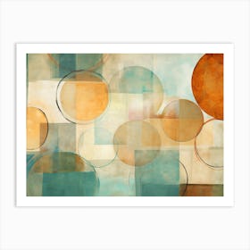 Abstract Circles 12 Art Print