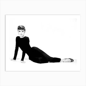 Audrey Hepburn Vintage Photograph Art Print