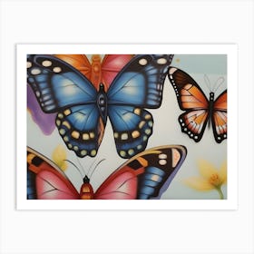 Butterflies Art Print