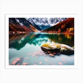 Autumn Mountain Lake 5 Art Print