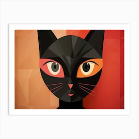 Black Cat 9 Art Print