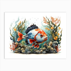 Koi Fish Art Print