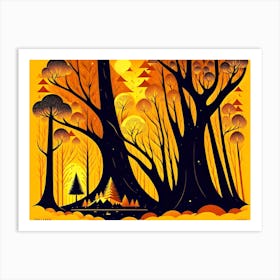 Forest 40 Art Print