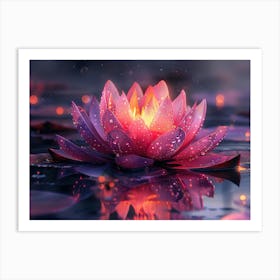 Lotus Flower 23 Art Print